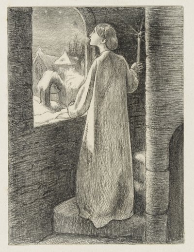 St Agnes Eve by John Everett Millais